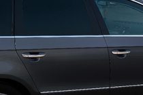 Volkswagen Passat B6 2006-2012 Lower window trims stainless steel (4 pcs) photo 1