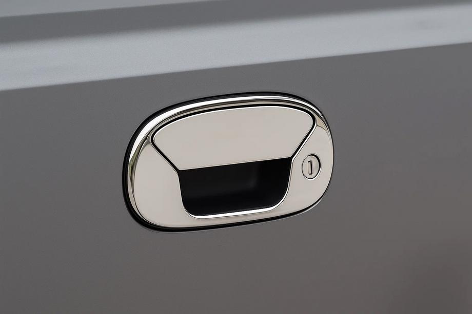 Fiat Doblo I 2005-2010 Trunk Handle Cover Stainless Steel Image