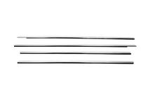 Hyundai Accent 2006-2010 Exterior window trim stainless steel (4 pcs) OmsaLine - Italian Stainless Steel photo 4