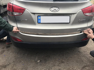 Hyundai IX-35 2010-2015 Trunk trim stainless steel OmsaLine - Italian Stainless Steel photo 3