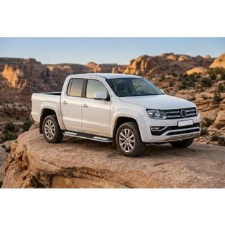 Side Steps Tayga V2 (2 pcs, Aluminum) Volkswagen Amarok 2010-2022 photo 1