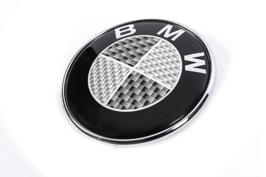 BMW 5 Series E34 1988-1995 Carbon Emblem, Turkey (82mm) Image