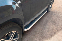 Dacia Duster 2008-2018 Side Steps Tayga Grey V2 (2 pcs, Aluminum) photo 1
