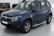 Dacia Duster 2008-2018 Side Steps Tayga Grey V2 (2 pcs, Aluminum) photo 2