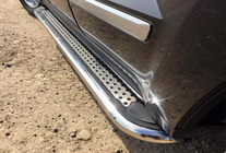 Jeep Grand Cherokee WK 2004-2010 Side Steps Maydos V2 (2 pcs, stainless steel) photo 8