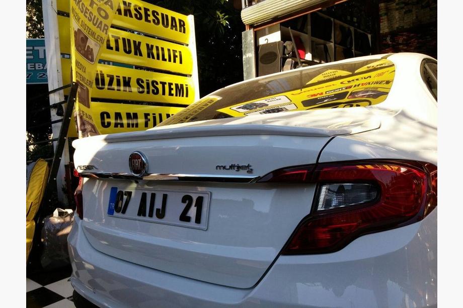 Fiat Tipo 2016- Paintable spoiler (fiberglass) Photo 4