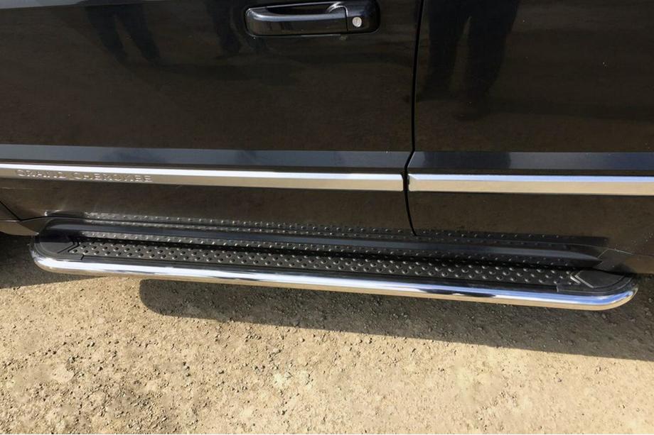 Jeep Grand Cherokee WK2 2010-2021 Side Steps Maydos V2 (2 pcs, stainless steel) Image