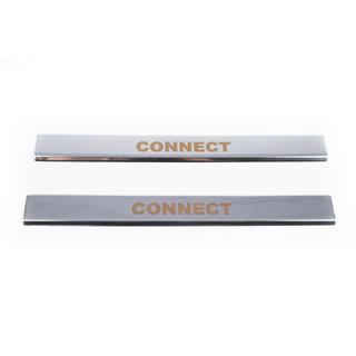Carmos V1 Stainless Steel Door Sill Protectors (2 pcs) Ford Connect 2006–2009 photo 2
