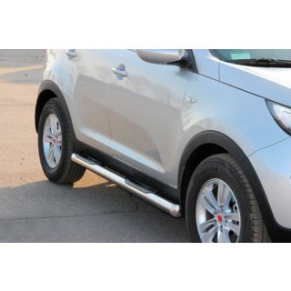 Side Pipes (2 pcs, Stainless Steel) Kia Sportage 2010-2015 photo 3