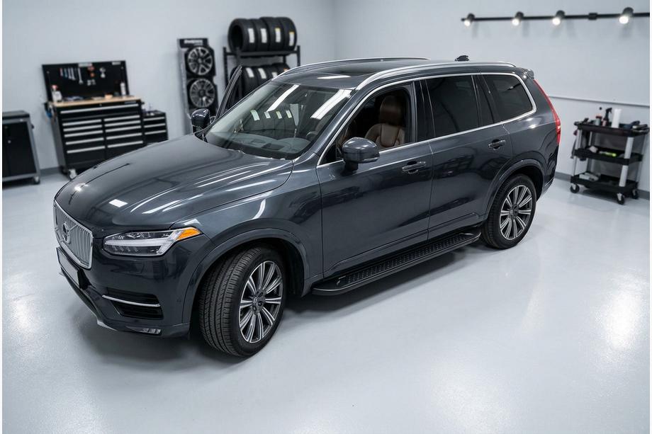 Volvo XC90 2015- Side Steps Allmond Black (2 pcs, Aluminum) Image