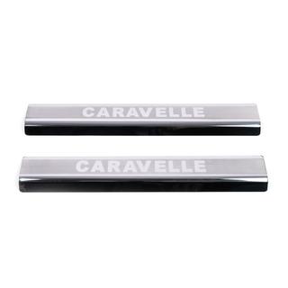 VIP Door Sill Protectors (2 pcs, Stainless Steel) Volkswagen T5 Caravelle 2004-2010 photo 2