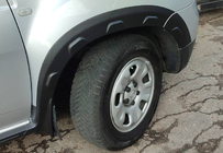 Renault Duster 2008–2017 Fender flares with lips (8 pcs, ABS) DDU - Ukraine photo 11