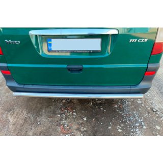 Rear Bar AK002 (Stainless Steel) Mercedes Viano 2004-2014 photo 2