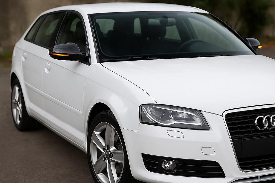 Audi A3 2003-2012 Mirror Covers 2008-2012 (2 pcs, Carbon) Image