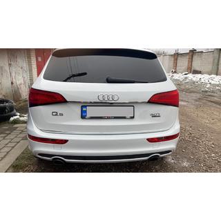Chrome trim above license plate (stainless steel) Audi Q5 2008-2017 photo 2