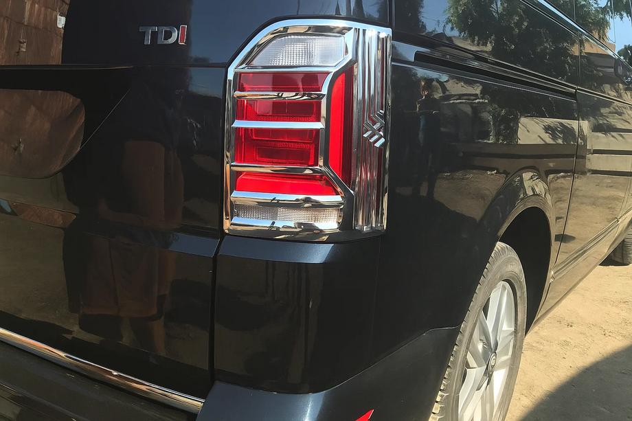 Volkswagen T6 2015-2024 Tail Light Covers Chrome (2 pcs, ABS) Image