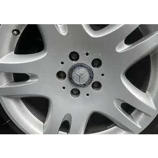 Wheel center caps 71/75 mm without ring (4 pcs, blue V2) photo 2