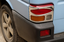 Volkswagen T4 Transporter 1990-2003 Tail Light Covers (2 pcs, Stainless Steel) Carmos - Turkish Stainless Steel photo 1
