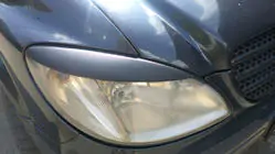 Mercedes Vito W639 2004-2014 Headlight eyebrows straight (2004-2010, 2 pcs, plastic) photo 4