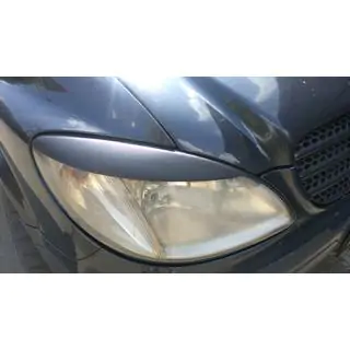 Headlight eyebrows straight (2004-2010, 2 pcs, plastic) photo 4