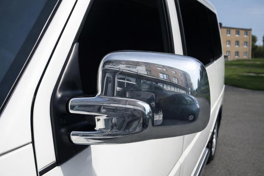 Volkswagen T4 Transporter 1990-2003 Mirror Covers (Carmos, 2 pcs, plastic) Carmos - Turkish ABS plastic Image