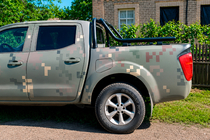 Ford Ranger 2011–2022 Body roll bar (black) photo 4