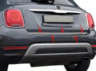 Fiat 500X 2014-2024 Trunk trim stainless steel photo 7