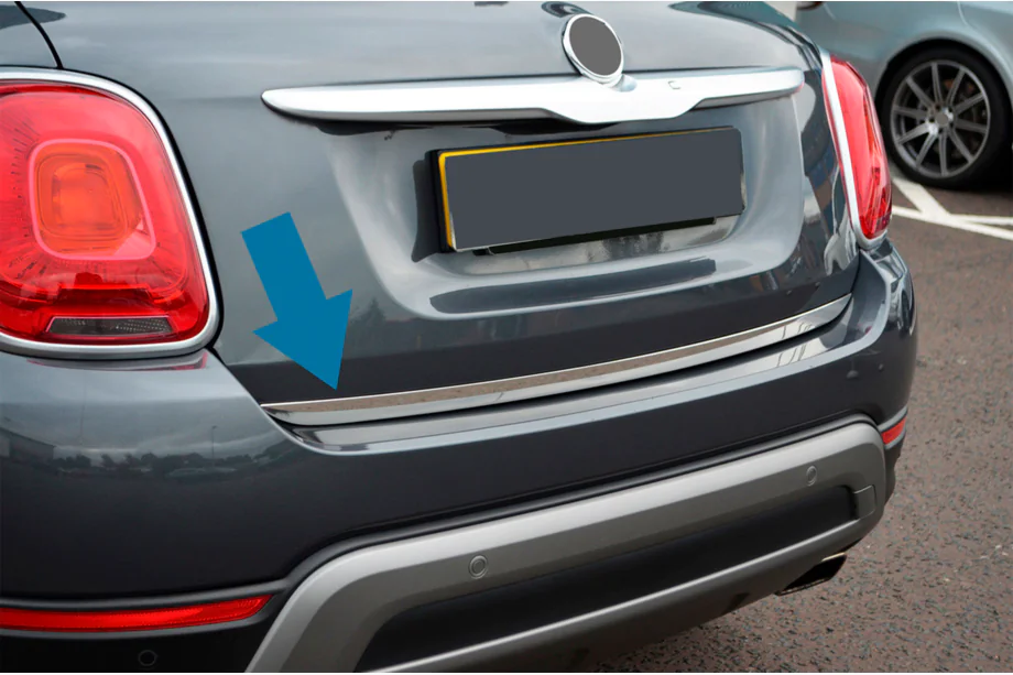 Fiat 500X 2014-2024 Trunk trim stainless steel Image