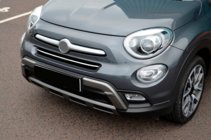 Fiat 500X 2014-2024 Stainless steel front bumper protector photo 4