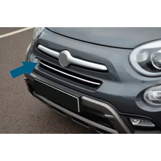 Stainless steel front bumper protector