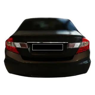 Chrome trim above license plate (stainless steel) Honda Civic Sedan IX 2011-2016 photo 1