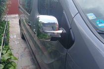 Renault Trafic 2015- Mirror Covers (2 pcs, plastic) photo 5