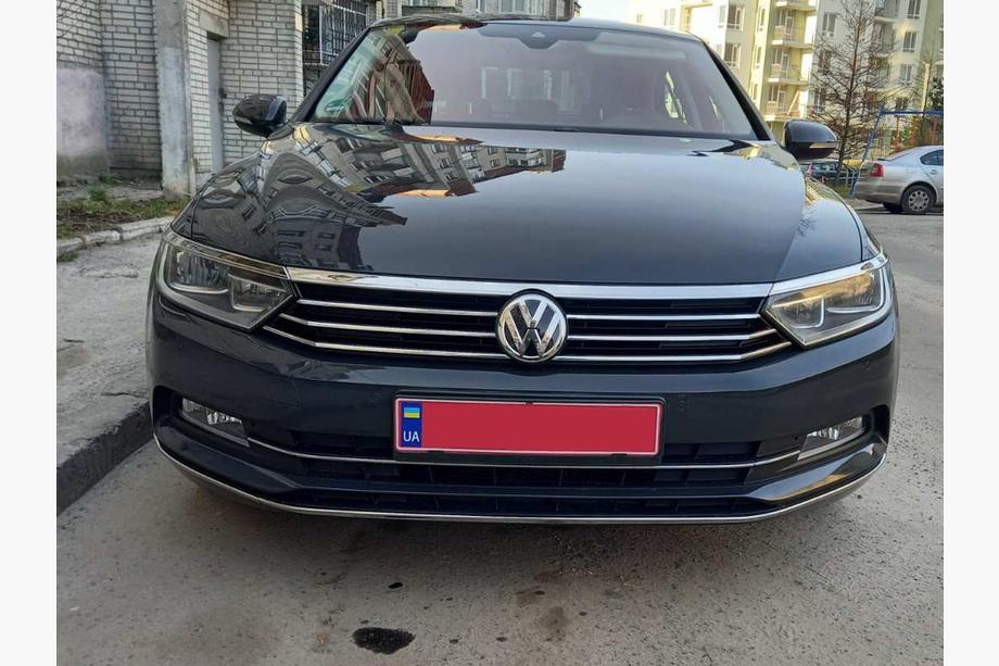 Volkswagen Passat B8 2015-2023 Stainless Steel Front Bumper Protectors (2015-2018, 3 pcs) Photo 2