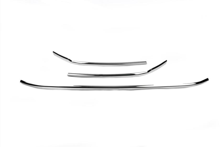 Volkswagen Passat B8 2015-2023 Stainless Steel Front Bumper Protectors (2015-2018, 3 pcs) Photo 7