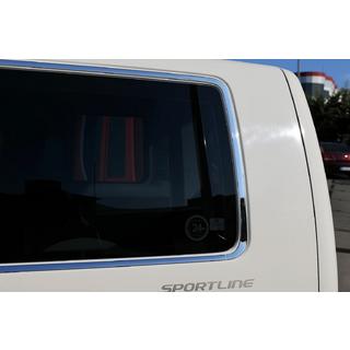 Full window trim set (14 pcs, stainless steel) Volkswagen T6 2015-2024 photo 2