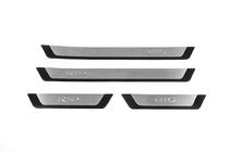 Kia Rio 2012-2017 Door Sill Protectors Flexill (4 pcs, Stainless Steel) photo 1
