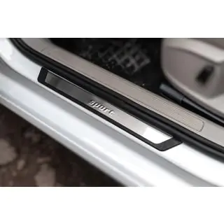 Door Sill Protectors Flexill Sport (4pcs, Stainless Steel) Volkswagen Golf 7/E-Golf 2012-2020 photo 1