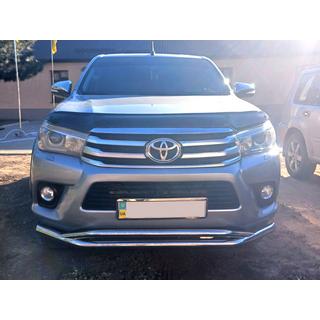 Front Double Bar Vegas (2015-2020, Stainless Steel) Toyota Hilux 2015- photo 3