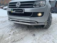Volkswagen Amarok 2010-2022 Front Bar Double Vegas 2010-2016 Stainless Steel photo 5