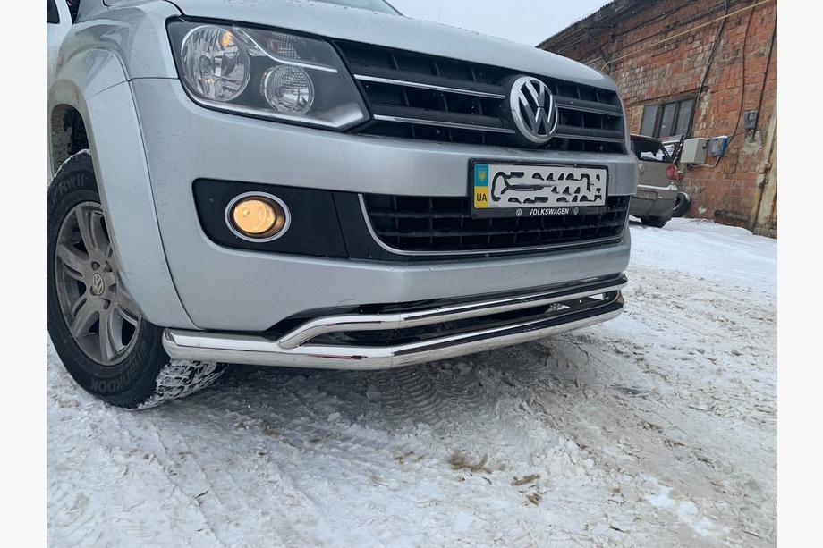 Volkswagen Amarok 2010-2022 Front Bar Double Vegas 2010-2016 Stainless Steel d70/42 mm Photo 8
