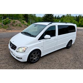 Black Roof Rails CAN Original Design (Metal Feet) Mercedes Viano 2004-2014 photo 2