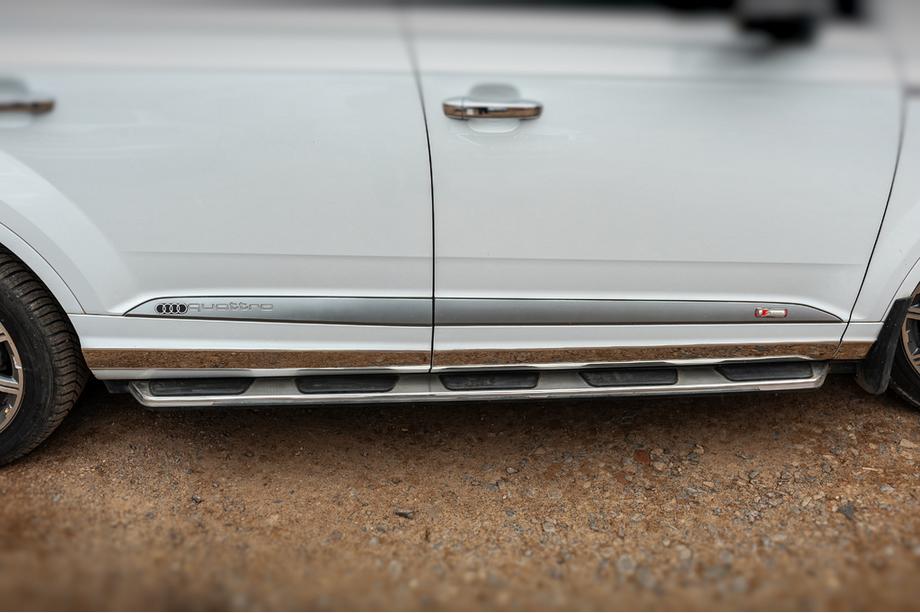 Audi Q7 2015–2026 Side Steps OEM V1 (2 pcs, Aluminum) Photo 4