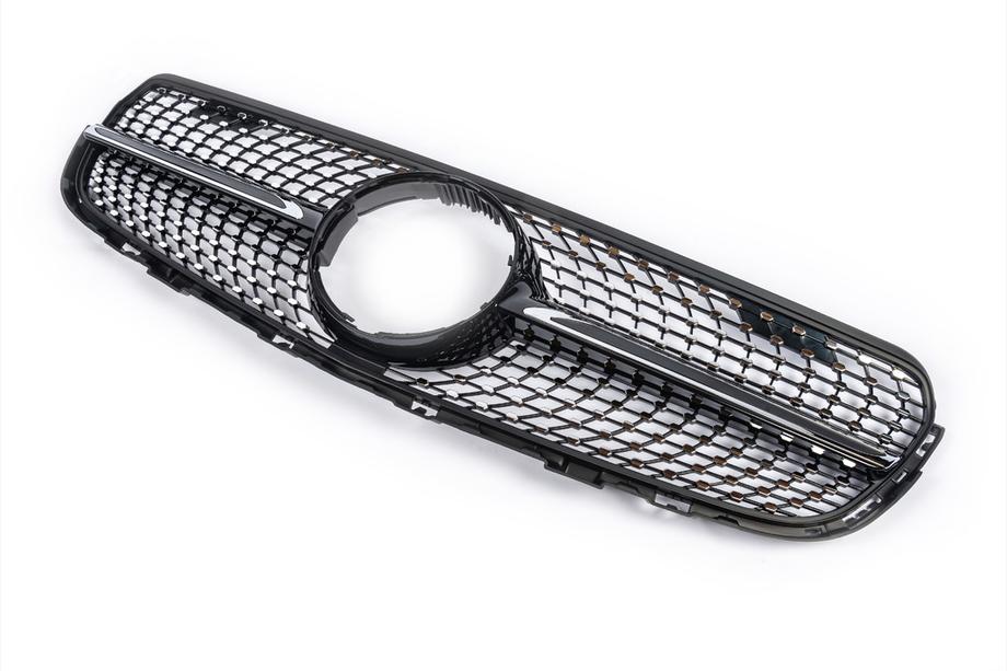 Mercedes GLC X253 2015-2022 Front Grille Diamond Black (2015-2019) Photo 3