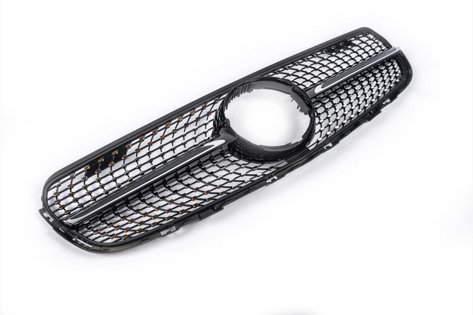Mercedes GLC X253 2015-2022 Front Grille Diamond Black (2015-2019) Photo 4