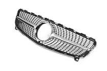 Mercedes A-class W176 2012-2018 Front Grille Diamond Silver (2015-2018) photo 3