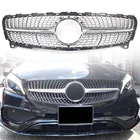 Mercedes A-class W176 2012-2018 Front Grille Diamond Silver (2015-2018) photo 1