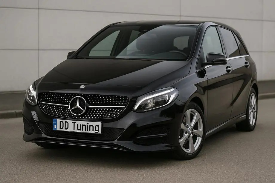 Mercedes B-class W246 2011-2018 Front Grille Diamond Black (2015-2018) Image