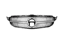 Mercedes C-class W205 2014-2021 Front Grille Diamond Silver (for Avantgarde/AMG-Line/C43 AMG) photo 11