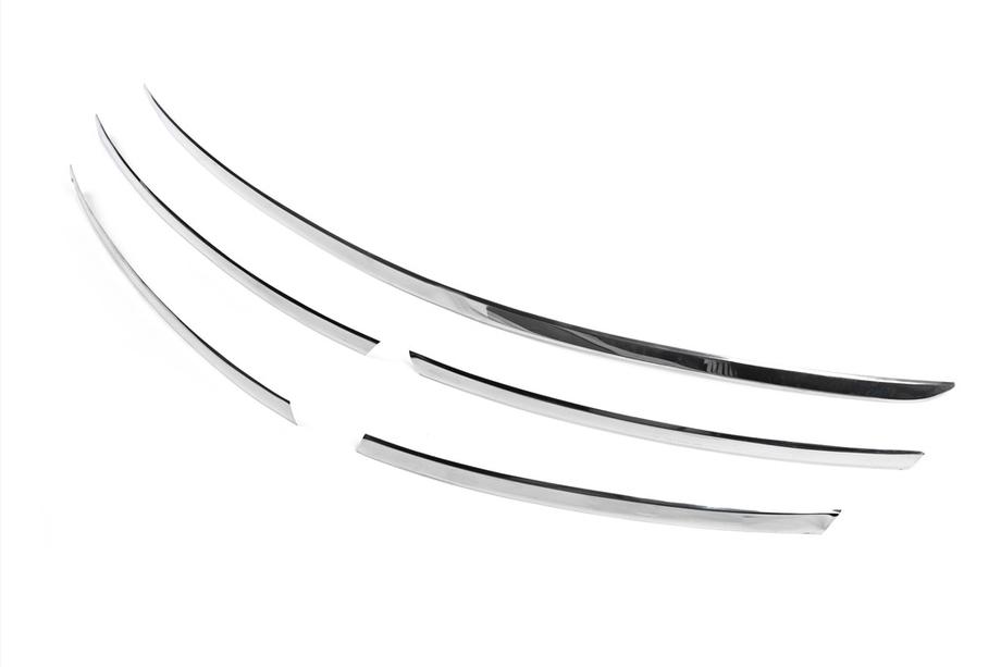 Mercedes ML W164 2005-2011 Chrome Grille Trim (5 pcs, Stainless Steel) Carmos - Turkish Stainless Steel Photo 3