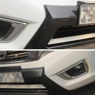 Front bumper diffuser (plastic) Nissan Navara/NP300 2016- photo 2
